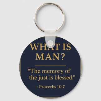 Chaveiro O QUE É O HOMEM – Memorial a Bro Scott em Acrílico