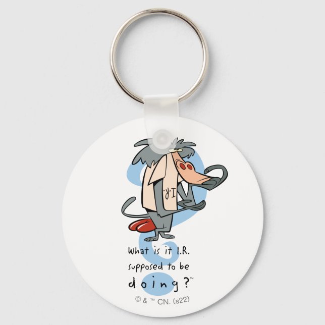 Chaveiro O que é que eu deveria estar fazendo?™ (Frente)