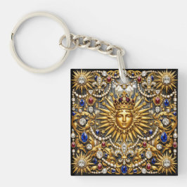 Chaveiro O Rei Sol Versalhes francês ornamentado