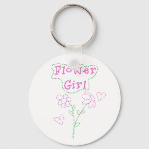 Chaveiro O rosa floresce o florista