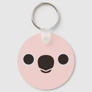 Chaveiro O rosto de uma Cockatoo Moluca