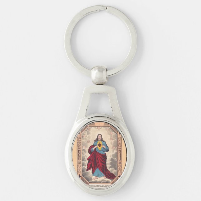 Chaveiro O Sagrado Coração de Jesus (Frente)