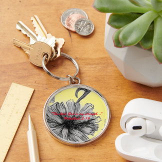 Chaveiro "O Senhor Deus é a minha força..." Chave de verdad