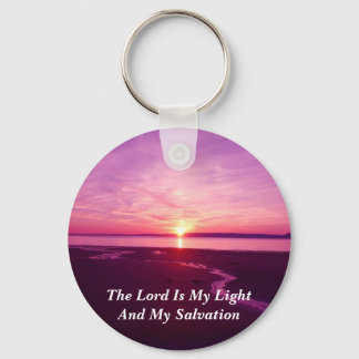 Chaveiro O Senhor é a minha luz e a minha salvação