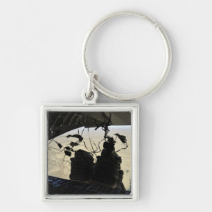 Chaveiro O sistema de entrega do recipiente empacota a