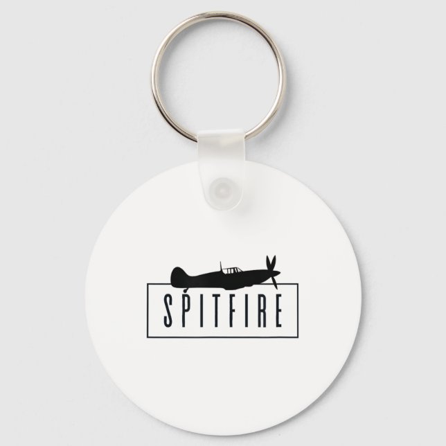 Chaveiro O Spitfire, Um Avião De Combatente Britânico Icôni (Frente)