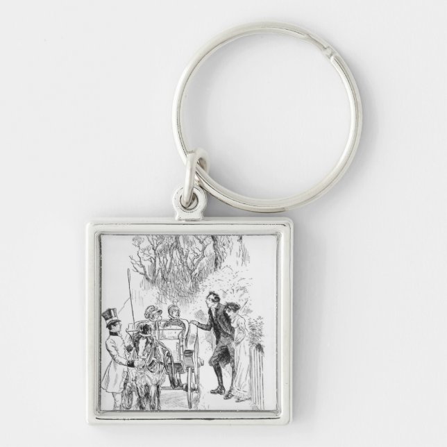 Chaveiro O Sr. Collins e Charlotte era ambos que estão (Frente)