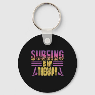 Chaveiro O Surf é Minha Terapia Design Para Um Surfista de