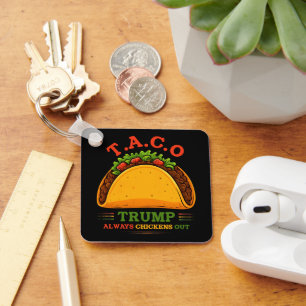 Chaveiro O Taco Trump Sempre Fala Engraçado