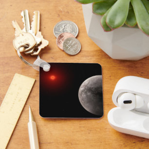 Chaveiro O Trapist-1 B do Exoplaneta Quente Rocky.