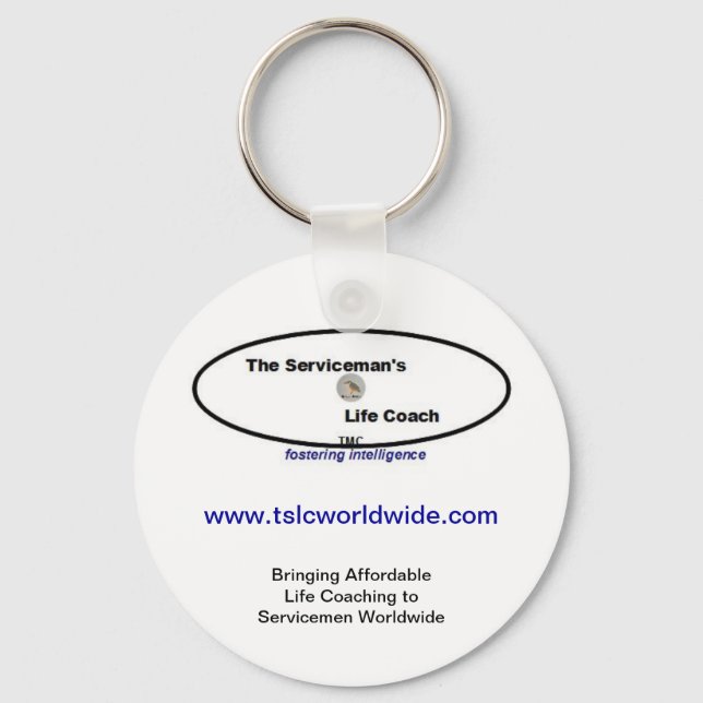 Chaveiro O treinador de vida do Serviceman - Key Ring - Key (Frente)