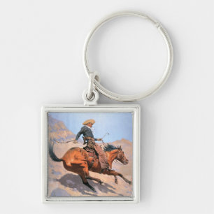 Chaveiro O vaqueiro (óleo em canvas)