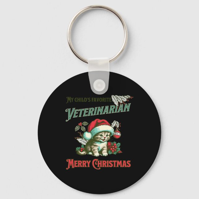 Chaveiro O Veterinário Favorito da Minha Criança. Vétero de (Frente)