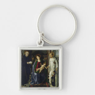 Chaveiro O Virgin e a criança (óleo)