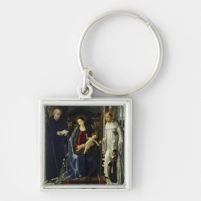 Chaveiro O Virgin e a criança (óleo) (Frente)