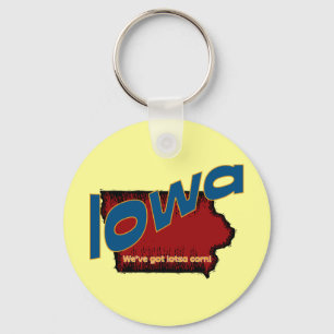 Chaveiro O ~ We've da divisa de Iowa IA E.U. obteve o milho