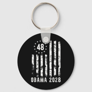 Chaveiro Obama 2028 Patriótico do Bandeira Americano