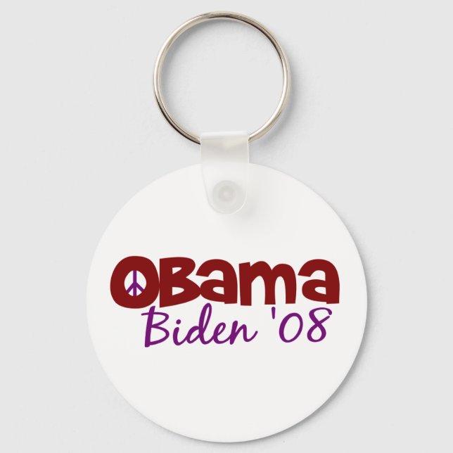 Chaveiro Obama Biden Peace (Frente)