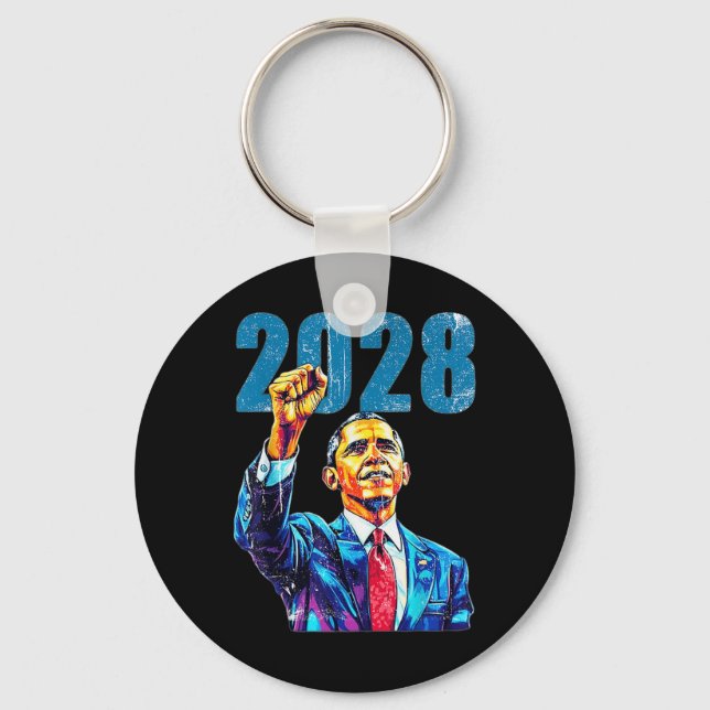 Chaveiro Obama Para O Presidente 2028 Obama 2028 (Frente)