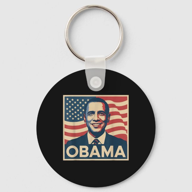 Chaveiro Obama Para O Presidente 2028 Obama 48.º Presidente (Frente)
