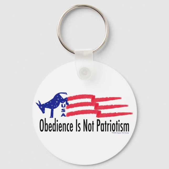 Chaveiro Obediência Patriotismo (Frente)