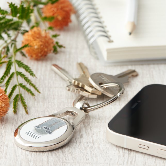 Chaveiro objet_2_rain control meter metal (Lateral)