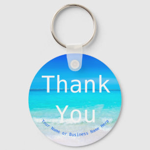Chaveiro Obrigado Cliente Gift Beach Summer