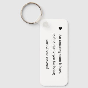 Chaveiro Obrigado de caligrafia minimalista...