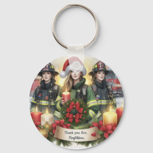 Chaveiro Obrigado de Natal para bombeiros
