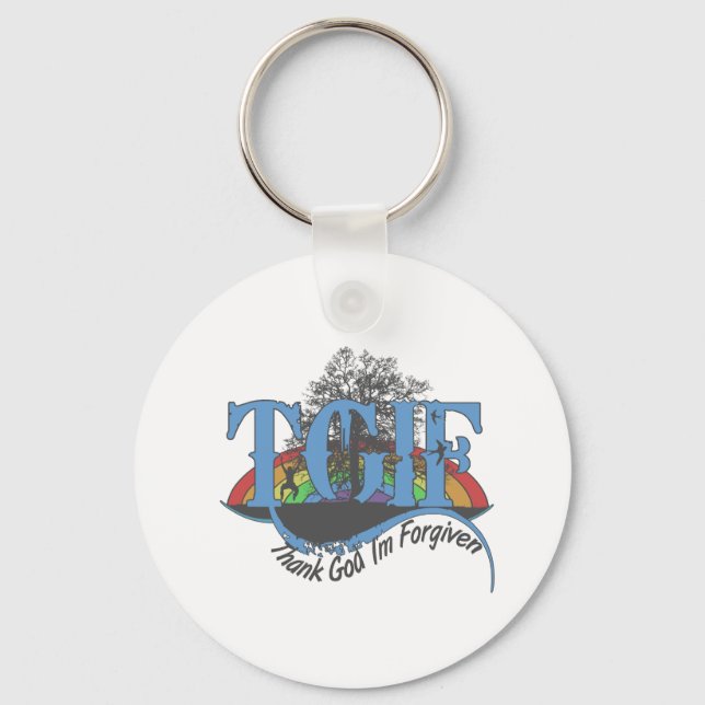 Chaveiro Obrigado Deus, sou perdoado pelo TGIF (Frente)