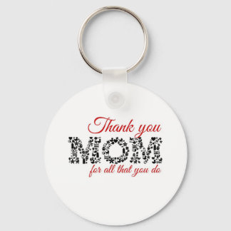Chaveiro Obrigado mãe por tudo o que você faz
