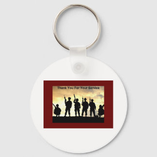 Chaveiro obrigado-o para o seu serviço