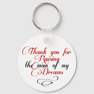 Chaveiro Obrigado por levantar o homem dos meus sonhos.