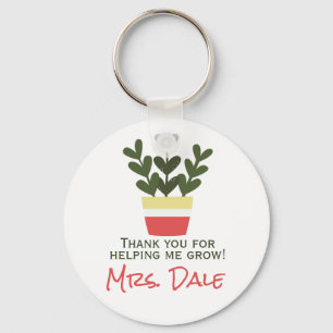 Chaveiro Obrigado Por Me Ajudar A Crescer Professora