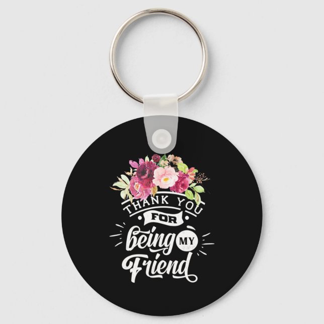 Chaveiro Obrigado Por Serem Meus Amigos (Frente)