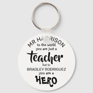 Chaveiro Obrigado Professora Citado