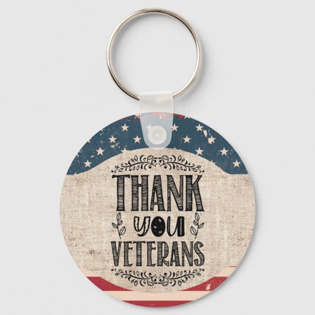 Chaveiro Obrigado Veteranos (Frente)