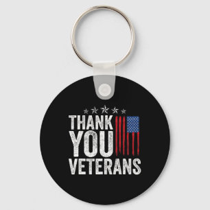 Chaveiro Obrigado Veteranos Serviço Patriota Veterano