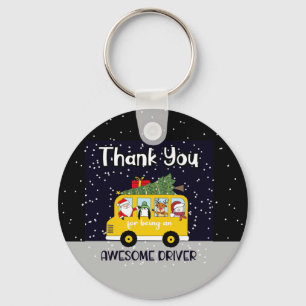 Chaveiro obrigado você por ser um motorista de ônibus escol