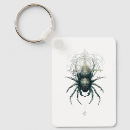 Chaveiro Occult Spider Mystic Geometry Dark Art