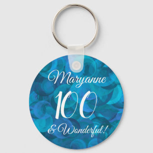 Chaveiro Ocean Blue 100 e Festa de aniversário maravilhosa
