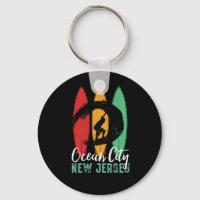 Ocean City Beach New Jersey Retro Surfing