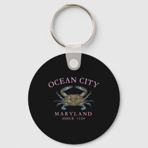 Chaveiro Ocean City Maryland Caranguejo Azul Desde 1524 Arq