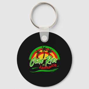 Chaveiro Ocho Rios Jamaica Bandeira Férias Turistas Caribe