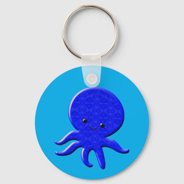 Chaveiro Octopus Azul-Cinto (Frente)