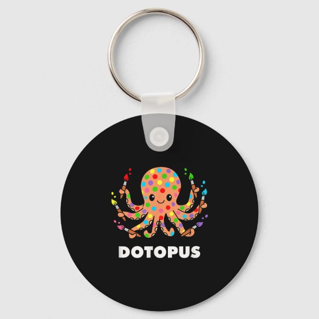 Chaveiro Octopus dotopus dotopus Engraçado Pun Animal (Frente)