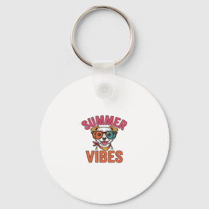 Chaveiro Óculos de Sol de Cachorro Vibrações de Verão Camis