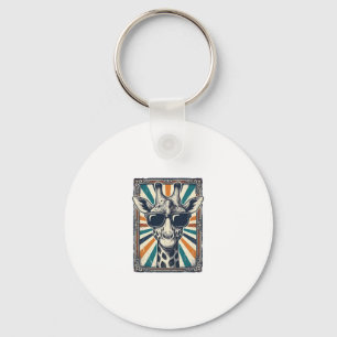 Chaveiro Óculos de Sol Girafa Vintage