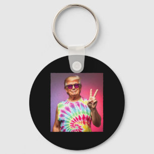 Chaveiro Óculos de Sol Hippie Tie-dye Trump – Símbolo da Pa