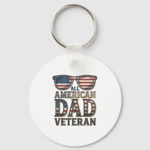 Chaveiro Óculos de sol patrióticos para veteranos do All Am